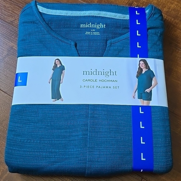 Midnight by Carole Hochman Other - Midnight Carole Hochman  3-Piece Pajama Set